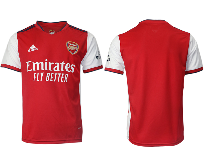 Men 2021-2022 Club Arsenal home aaa version red blank Soccer Jersey->arsenal jersey->Soccer Club Jersey